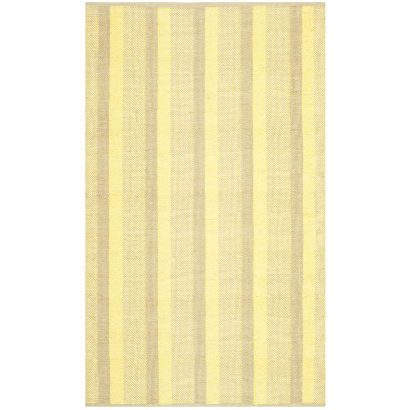 Ebern Designs Handgewebter Innen-/Außenteppich Noor in Gelb | Wayfair.de